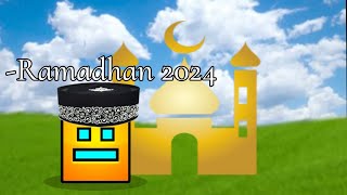 Geometry dash - "Ramadhan 2024" by me (id in the description)