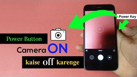 Mi a1 power button camera off - Camera is opening with the power button in Mi A1 how to turn it off