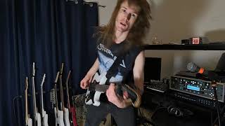 Louder Than Hell - Iron Hand (guitar cover + improv solo)
