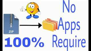 How to Extract zip files without any app screenshot 5