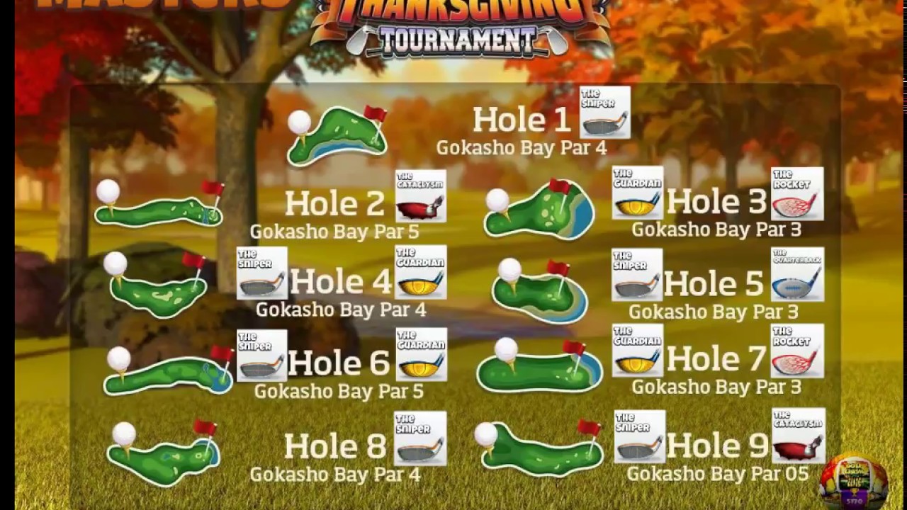 Golf Clash tips, Clubguide - Thanksgiving tournament, MASTERS masters of horror ตอน imprint (2006)