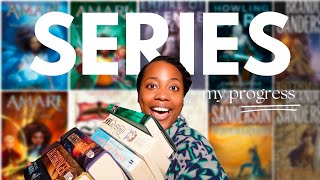 READING UPDATE: HAVE I MADE ANY PROGRESS IN THESE SERIES??
