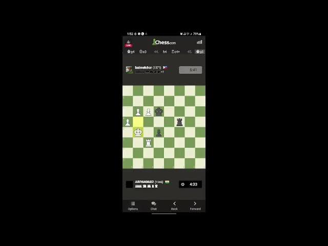 Chess Blitz + Bullet Via Cellphone ♟️ 📱 (Prism Live App