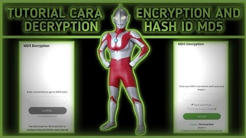 TUTORIAL CARA ENCRYPTION AND DECRYPTION HASH ID MD5