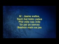 Kahin Na Jaa Aaj Kahin mat Jaa - Bade Dil Wala - Full Karaoke