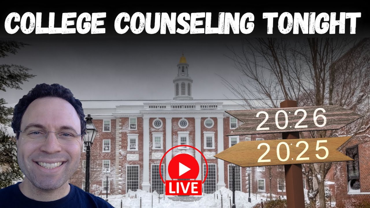 College Counseling Tonight LIVE | Regular Decision Deadline | LOCI Season | 2026 Kick Off!