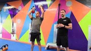 Double Arm Push Press by MyPT