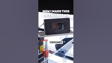 How I Made a Tilted Stand in Fusion #fusion #autodesk #acinfinity #design