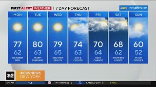 First Alert Weather: Sunshine returns for start of week