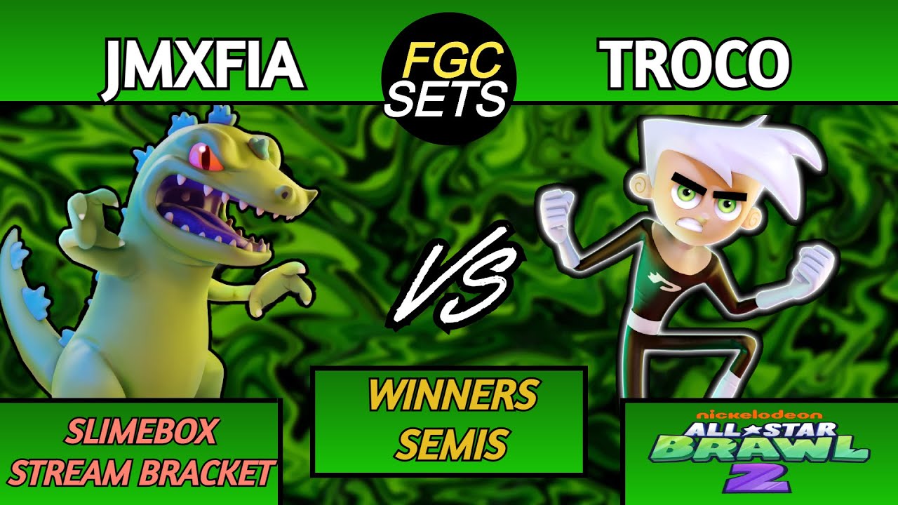 JMxfia (Reptar) vs Troco (Danny) -  Winners Semis  - The SLIMEBOX - Nickelodeon All Star Brawl 2