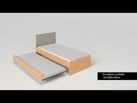 Wideo: Łóżka Pojedyncze Metalowe: Białe żelazne Modele 90x200 Cm, 80x200 Cm I 70x200 Cm Z Materacem