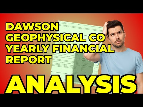 My Key Takeaway from Dawson Geophysical's Latest Filing
