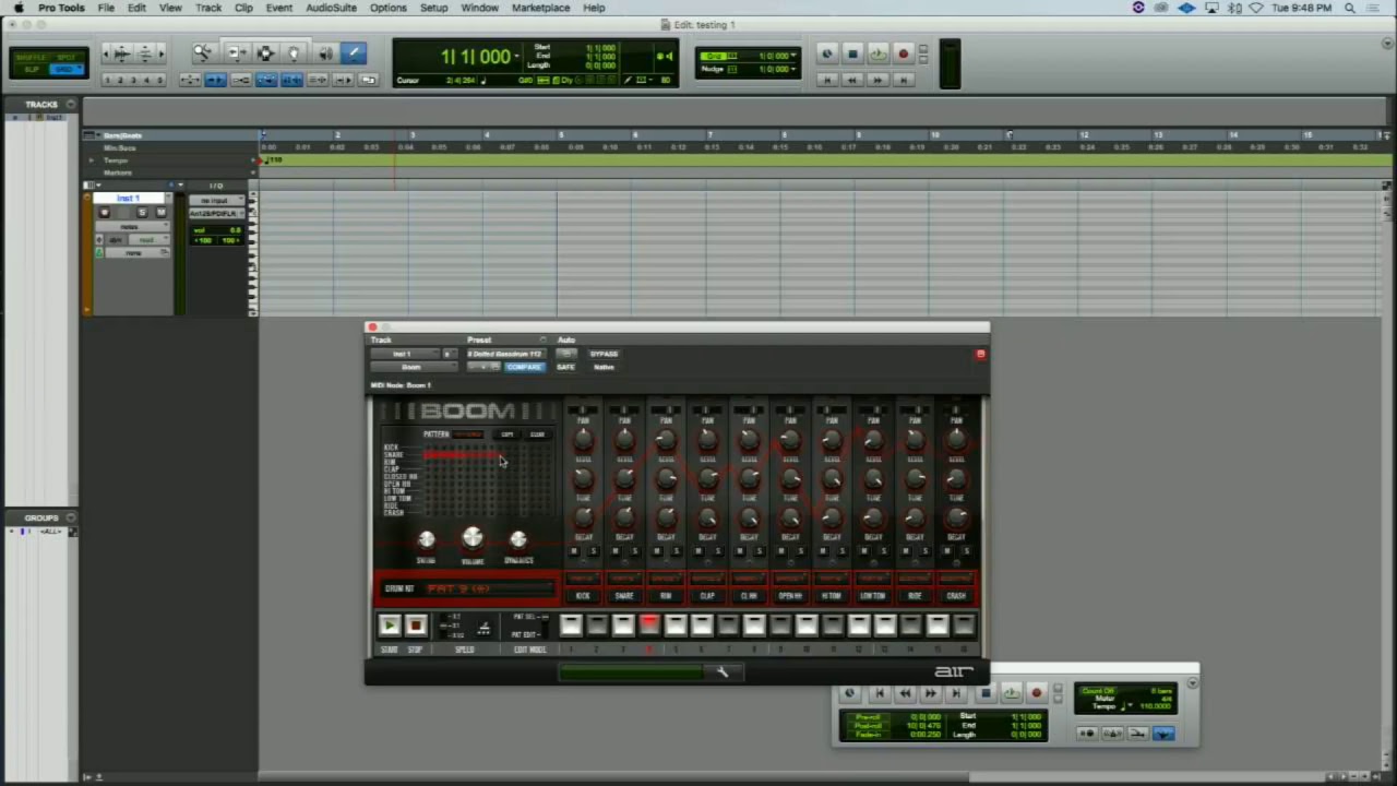 Pro Tools 3 - programming Boom - YouTube
