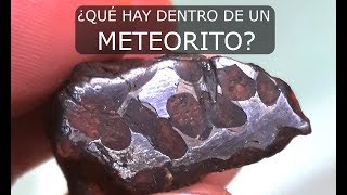 Cortando METEORITOS por la mitad | Colección de meteoritos