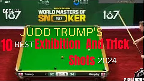 Judd Trump's 10 Best Trick and Exhibition Shots of 2024