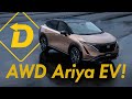 The Nissan All-Electric Ariya Crossover Has A 300 Mile Range! (And Available AWD)