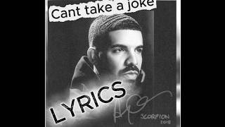 Drake cant take a joke lyrics
