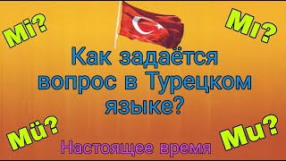 Урок 27. Как правильно задавать вопросы в Турецком языке? Вопросительные окончания -mı -mi -mu -mü