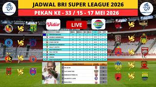 BRI Super League 33 Schedule & Latest Standings: PSM Makasar vs Persib - Persijap vs Borneo FC