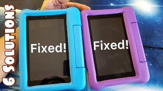 Black Screen Fixed on Amazon Fire 7 Kids Edition Tablet (6 Solutions)