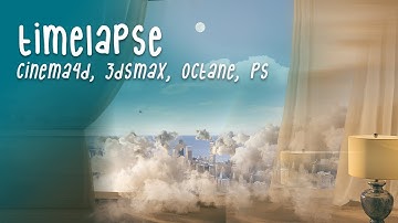 "Above" Artwork BTS Timelapse | Cinema4d/3dsmax & Octane Render #Cinema4D #OctaneRender