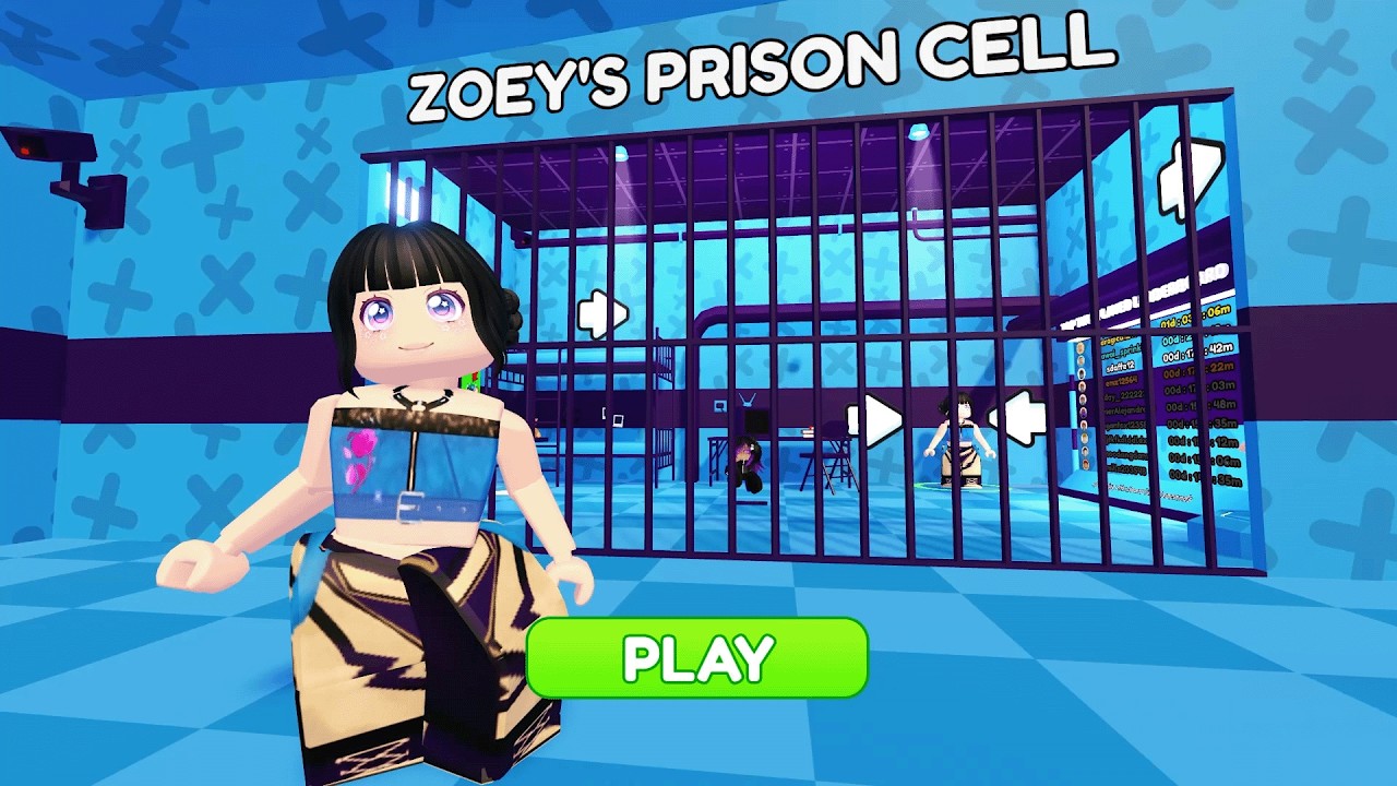 😎 ZOEY PRISON RUN  (obby) Full Walkthrough Roblox Gameplay 4k