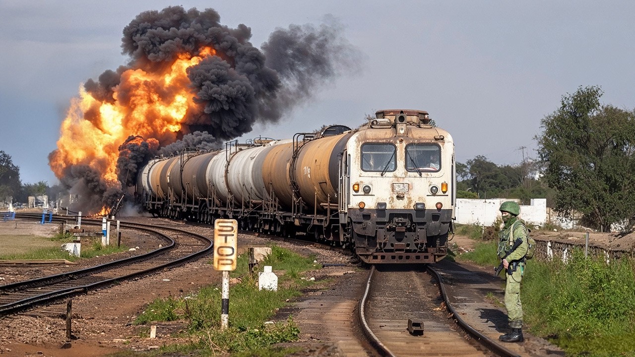 Ukrainian Drones STRIKE Russian Train - Then THIS Happened…