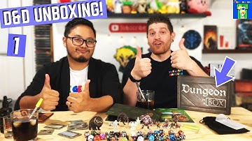 Dungeon In A Box Unboxing #1 [IN DEPTH] | (MAPS, SKINNY MINIS, 3D MINIS & MORE | Dungeons & Dragons