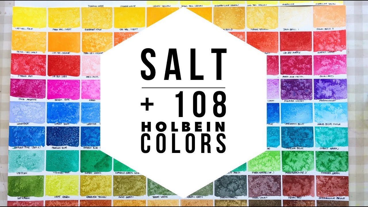 Holbein Oil Color Chart