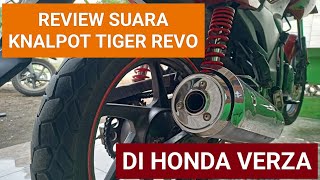 Review knalpot TIGER REVO di motor VERZA