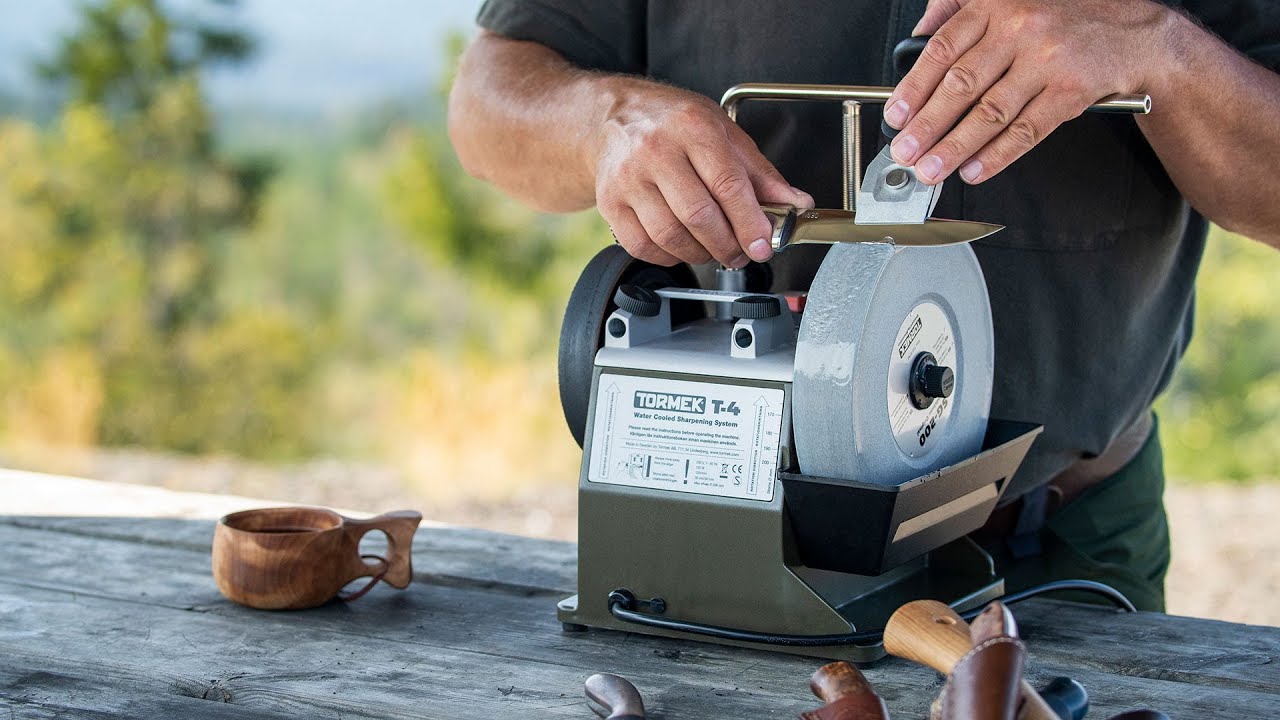 Tormek T-4 Bushcraft - Outdoor knife sharpening 