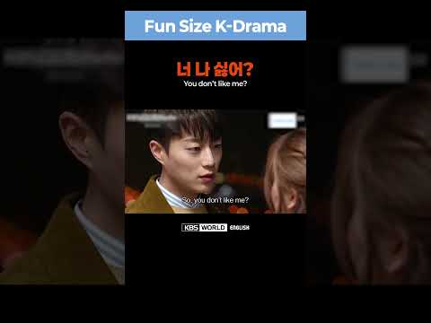 [Fun Size K-Drama] How to say &amp;<strong>quot</strong>;<strong>Not</strong> that I don’t like you&amp;<strong>quot</strong>; in Korean