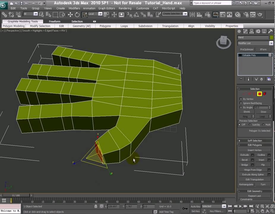  3ds  Max  Tutorial Modeling  Hand 1of 3 YouTube