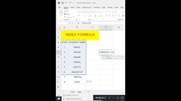 Part 2 Index Formula Excel  #excel #techburner #exceltips #exceltricks #learnmore #shortsfeed #index