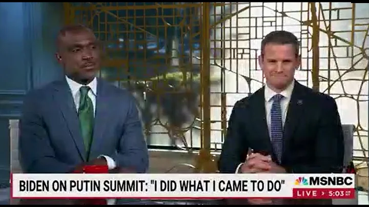 Rep. Kinzinger On MSNBC: President Biden’s International Trip, Events of January 6