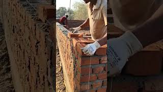 9 inch brickwork ✅ #constructionwork #construction #venetianplaster #plasterwork #buildline
