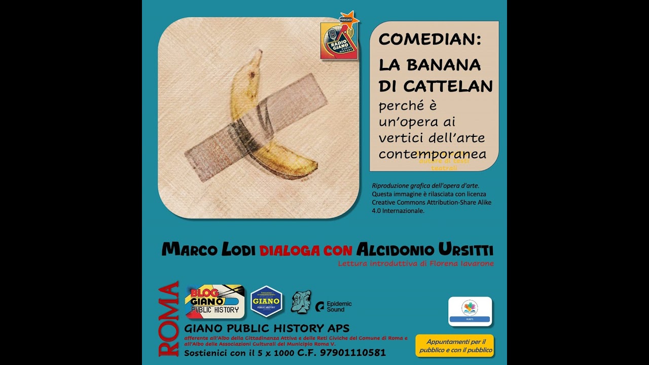 COMEDIAN: La Banana di Cattelan | Marco LODI dialoga con Alcidonio URSITTI