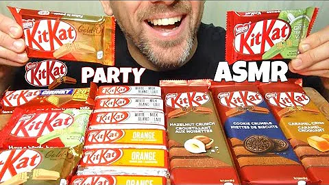 ASMR 🍫🍫🍫 KITKAT CHOCOLATE BAR PARTY 🍫🍫🍫 | MR & MRS RALPHIES ASMR