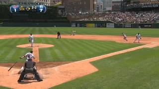 2012/06/07 Tigers turn two double plays