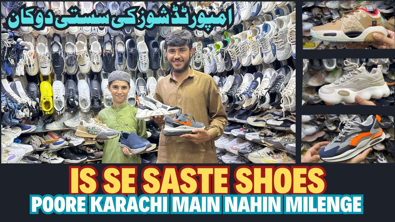 Imported Shoes In Discounted Price In Karachi Shoes Market Light House