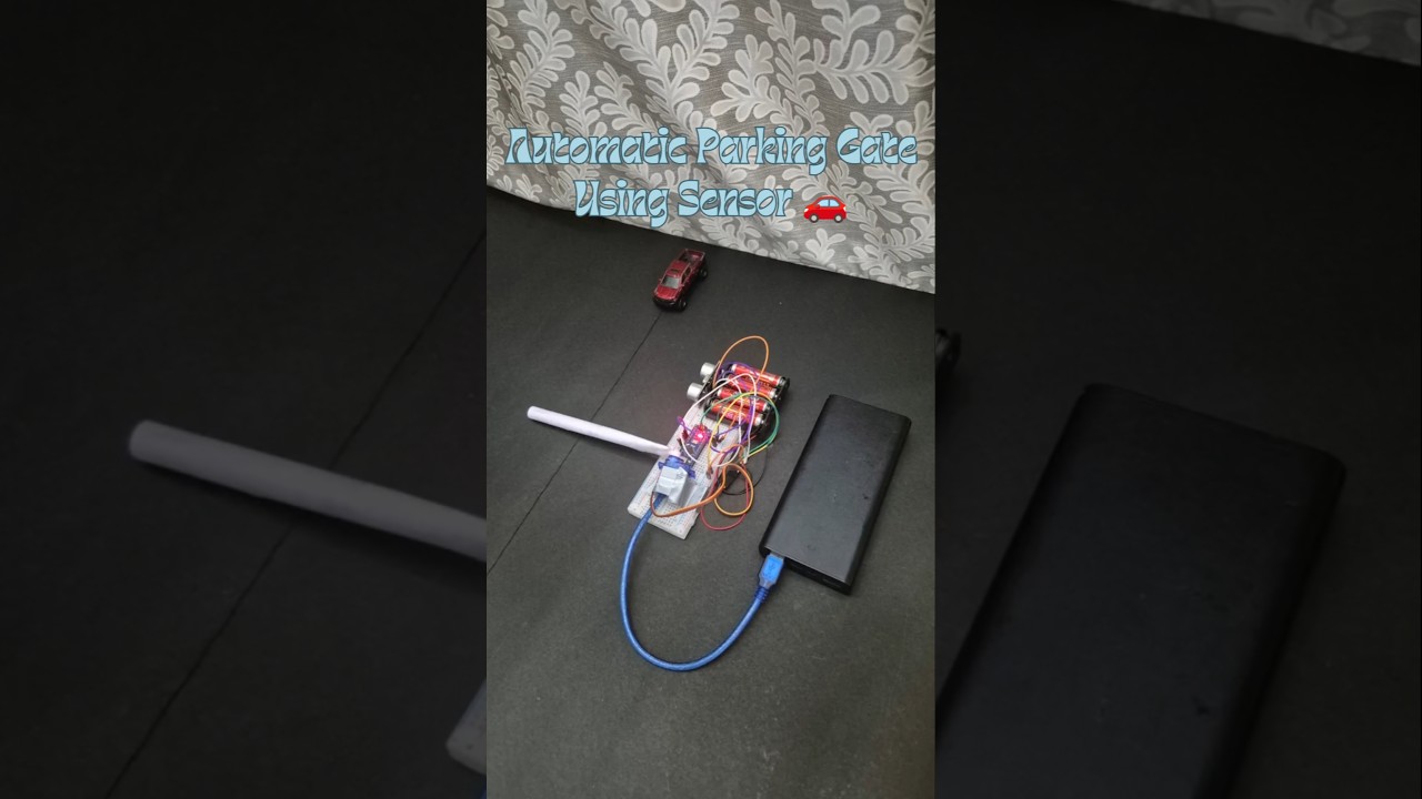 Automatic Parking🚗 Gate Using Arduino!  