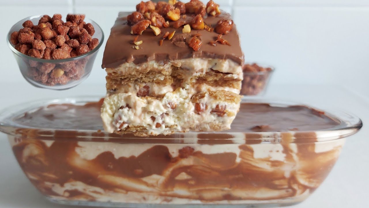 SOBREMESA FÁCIL E RÁPIDA DE NATAL- RECEITA PAVÊ AMENDOIM DOCE CROCANTE COM CHOCOLATE- Luiz Gustavo.