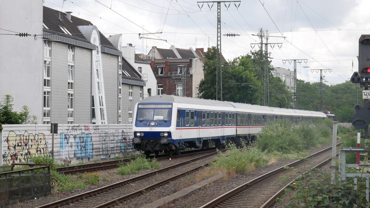 Eisenbahnverkehr in Köln Süd Mit Br 110 460 401 442 187 193 185 482 186 644 275 294 462 620 829