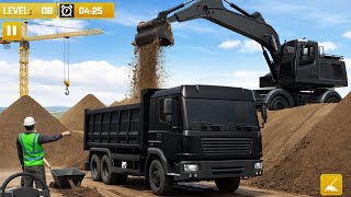Heavy Construction Work Simulator 🚧 | Bulldozer & Dump Truck Gameplay #androidgameplay  screenshot 4