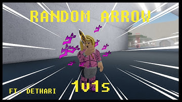 YBA RANDOM ARROW 1v1s ft. Dethari | Your Bizarre Adventure