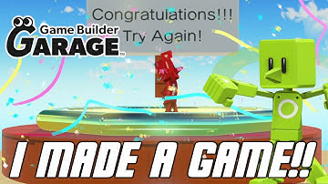 I made a game on Switch - Game Builder Garage