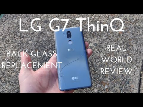 LG G7 ThinQ Back Glass Replacement (How to fix the back for ~$16)