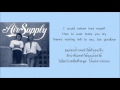 Air Supply - Goodbye (ThaiSub-แปลไทย-ซับไทย)