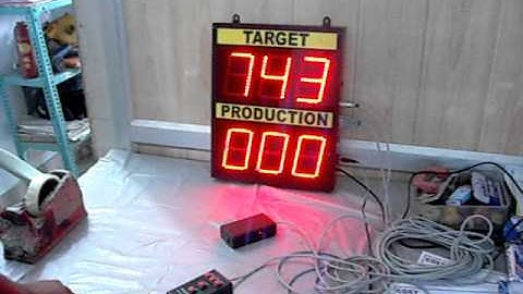 Industrial Production Counter LED Display COSYCOM