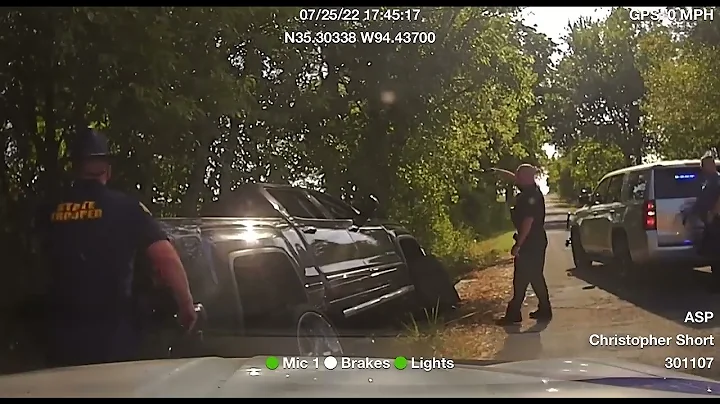 Pick up truck driver tries to beat ASP Christopher...